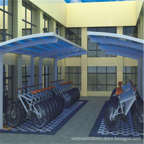 Aluminum Carport School Bicycle Shed